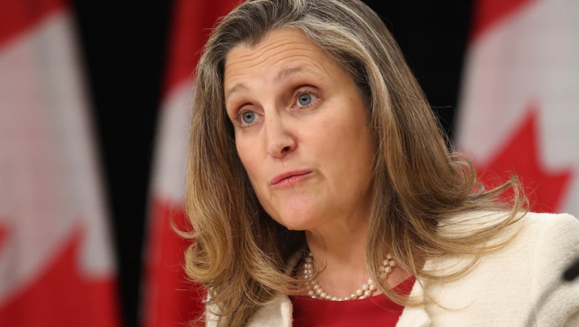 Chrystia Freeland Resigns