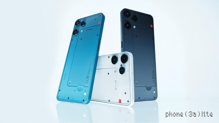 Nothing Phone 3a Lite launches in new Blue variant with 50 MP camera and AMOLED display