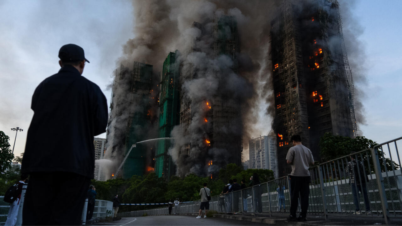 Deadly high-rise fire in Hong Kong kills 13 at Tai Po complex