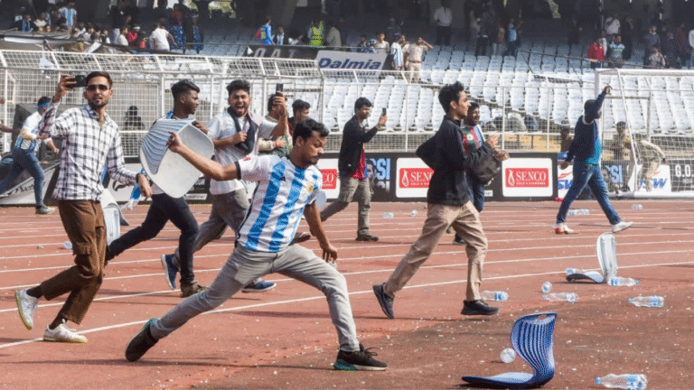 Inquiry panel members begin inspection of Salt Lake Stadium as Messi event chaos probe continues