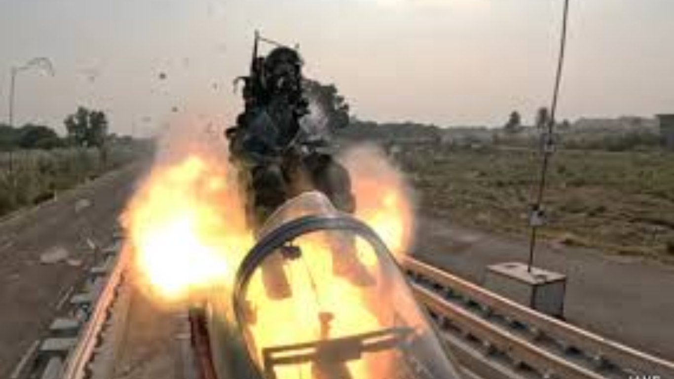 DRDO’s high speed rocket sled test places India among elite nations with advanced crew escape systems