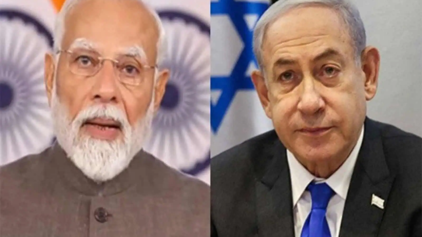 Prime Minister Modi receives phone call from Israeli Prime Minister